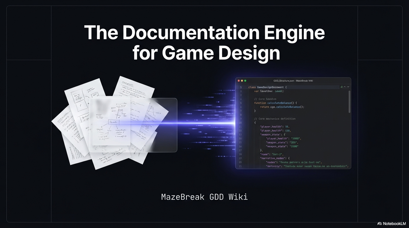 MazeBreak GDD Wiki documentation engine cover